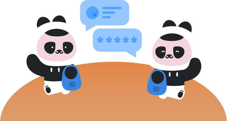 판다 대화 이미지